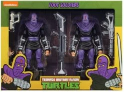 Foot Soldier TMNT Ninja Turtles Action Figure 2 Pack 18 Cm NECA 54101