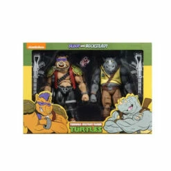 Rocksteady E Bebop Action Figures 2 Pack Tartarughe Ninja Turtles TMNT Neca 54100 18cm