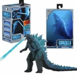 Godzilla King Of The Monsters Versione 2 Power Up Getto Fuoco Blu Action Figures Head To Tail 30cm NECA 42890