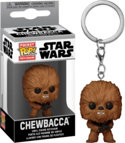 FUNKO Chewbacca Star Wars Pocket POP! Vinyl Keychains 4 Cm Portachiavi
