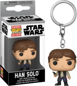 FUNKO Han Solo Star Wars Pocket POP! Vinyl Keychains 4 Cm Portachiavi