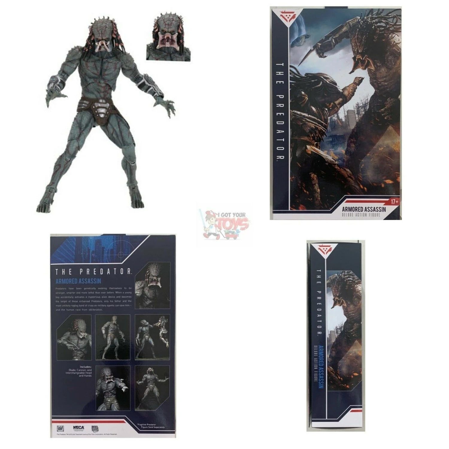 Assassin Predator Corazzato Deluxe Action Figure Predator Armored 2018 30cm NECA 51579 3 Assassin Predator Corazzato Deluxe Action Figure Predator Armored 2018 30cm NECA 51579