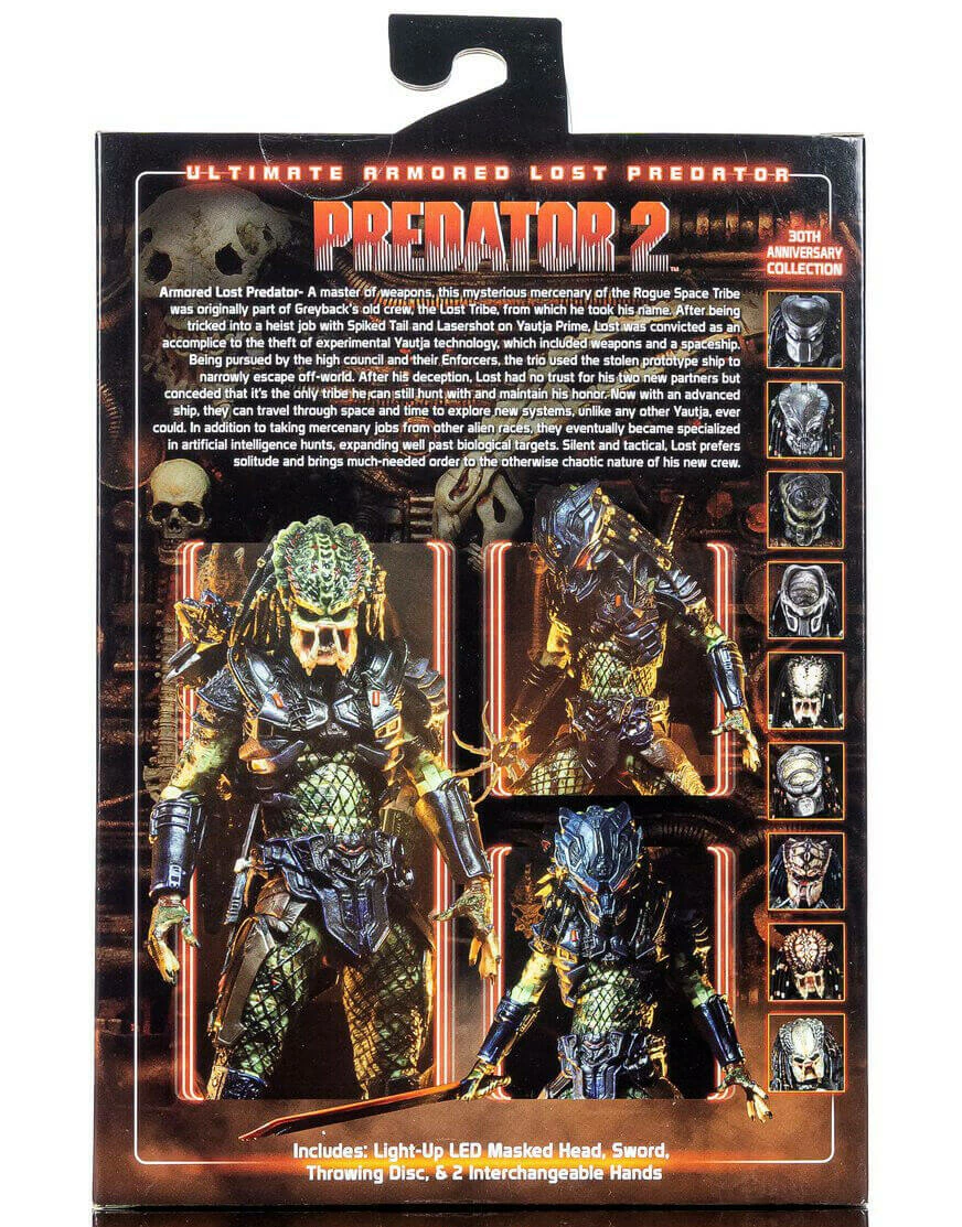 Armored Lost Predator Alien Ultimate Action Figure Predator 2 20 Cm NECA 51585 12 Armored Lost Predator Alien Ultimate Action Figure Predator 2 20 Cm NECA 51585 - immagine 10