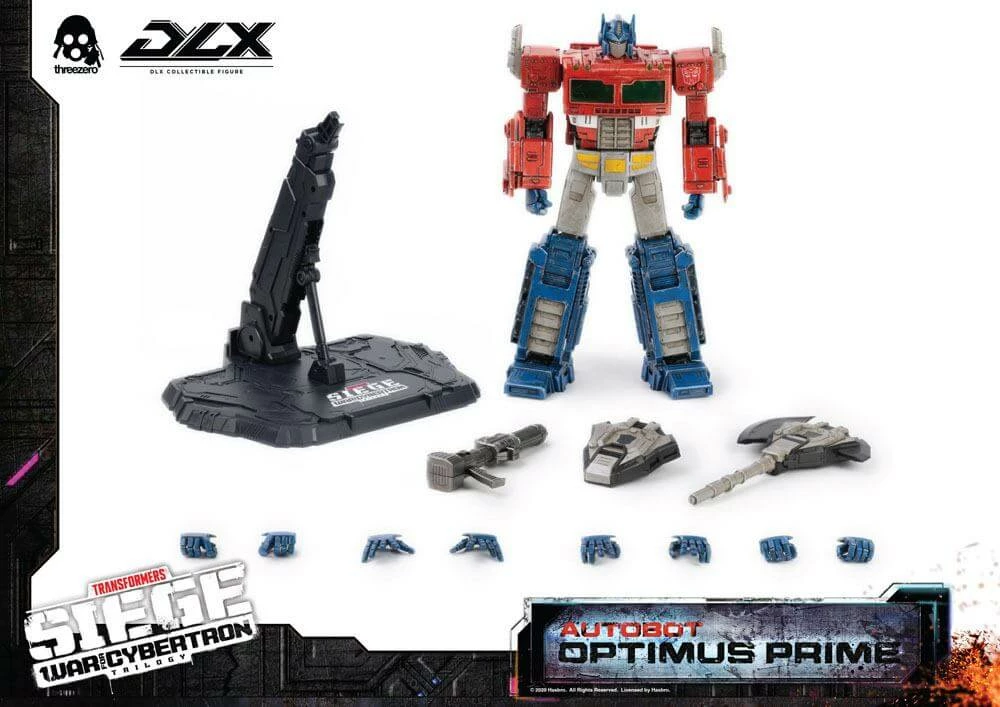 ThreeZero Optimus Prime Transformers: War For Cybertron Trilogy DLX Action Figure 25 Cm 4 ThreeZero Optimus Prime Transformers: War For Cybertron Trilogy DLX Action Figure 25 Cm - immagine 2