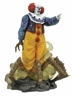 Diamond Select Pennywise 1990 It Gallery PVC Diorama TV Mini Series Edition 23 Cm