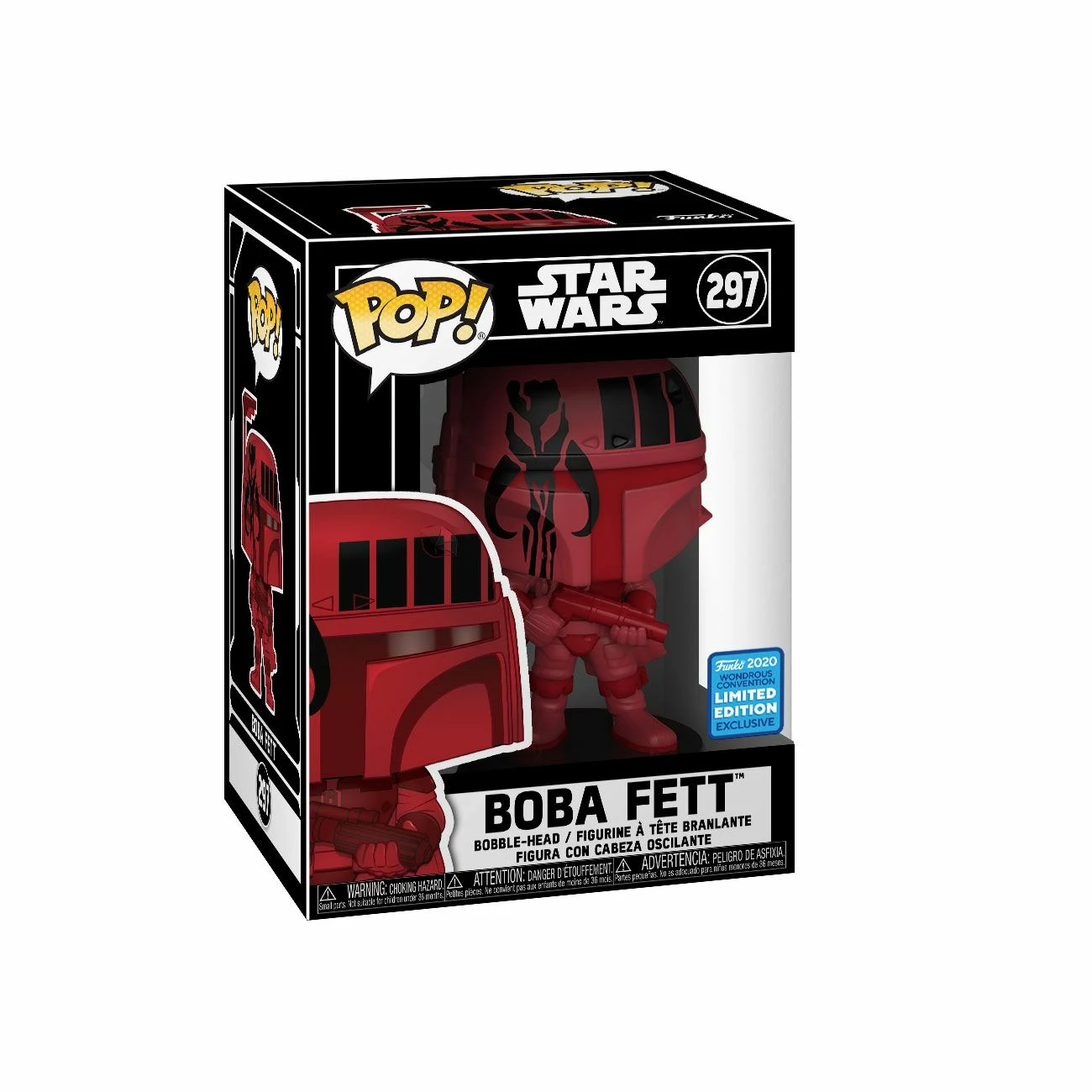 Boba Fett (BURG) Star Wars Funko POP Convention Exclusive 9 Cm - 297 3 Boba Fett (BURG) Star Wars Funko POP Convention Exclusive 9 Cm - 297