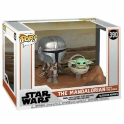 FUNKO The Mandalorian POP Moment! Vinyl Figures 2-Pack Mandalorian E Child 9 Cm - 390