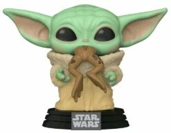 FUNKO Star Wars The Mandalorian POP! TV Vinyl Figure The Child W/ Frog 9 Cm - 379 -Sconto Modello Giocattolo in Italia x fk49932 1