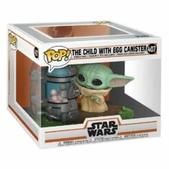 FUNKO Star Wars The Mandalorian POP! Deluxe Vinyl Figure The Child Egg Canister 9 Cm - 407