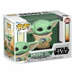 FUNKO Grogu W/armor Star Wars The Book Of Boba Fett POP! TV Vinyl Figure 9 Cm - 584