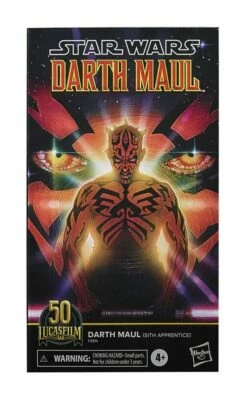 Darth Maul (Sith Apprentice) Star Wars Black Series Lucasfilm 50th Ann. Action Figure 2021 15 Cm -Sconto Modello Giocattolo in Italia x hasf2814 b