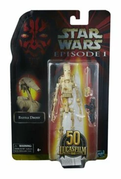 Battle Droid Star Wars Episode I Black Series Lucasfilm 50th Anniversary Action Figure 2021 15 Cm