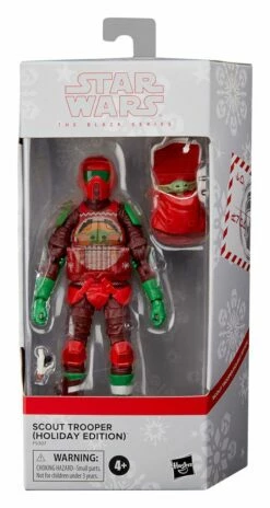 Scout Trooper (Holiday Edition) Star Wars Black Series Action Figure 15 Cm