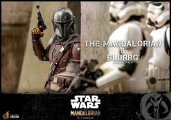 Hot Toys The Mandalorian And Blurrg Star Wars The Mandalorian Action Figure 2-Pack 1/6 37 Cm -Sconto Modello Giocattolo in Italia x hot908287 o