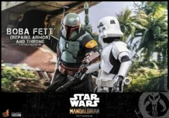 Hot Toys Boba Fett (Repaint Armor) And Throne Star Wars The Mandalorian Action Figure 1/6 30 Cm -Sconto Modello Giocattolo in Italia x hot908858 r