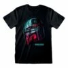 Star Wars The Mandalorian T-Shirt Helmet Reflection - TAGLIA S ADULTI - ADULTS -Sconto Modello Giocattolo in Italia x man03059tsb