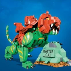 Battle Cat Masters Of The Universe Mega Construx Probuilders Construction Set Origins - JULY 2021 -Sconto Modello Giocattolo in Italia x mattgvy14 b