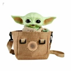 MATTEL Star Wars The Mandalorian Electronic Plush Figure With Shoulder Bag The Child 28 Cm - AUGUST 2021 -Sconto Modello Giocattolo in Italia x matthbx33