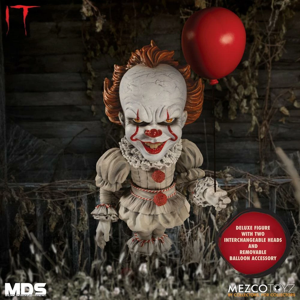 Pennywise MDS Deluxe Action Figure Stephen Kings It 2017 15 Cm Mezco 4 Pennywise MDS Deluxe Action Figure Stephen Kings It 2017 15 Cm Mezco - immagine 2
