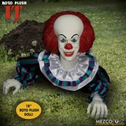 Stephen Kings It 1990 MDS Roto Plush Doll Pennywise 46 Cm -Sconto Modello Giocattolo in Italia x mez43061 b