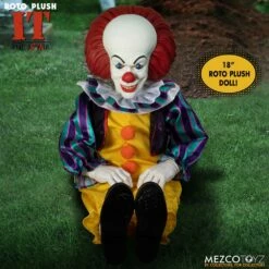Stephen Kings It 1990 MDS Roto Plush Doll Pennywise 46 Cm -Sconto Modello Giocattolo in Italia x mez43061 f