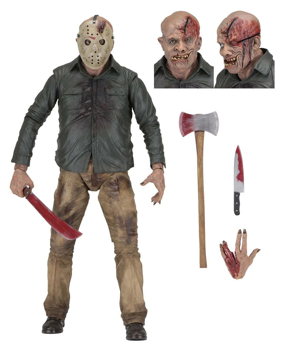 Jason 45cm Action Figure Friday The 13th: The Final Chapter Venerdi 13 Deluxe NECA 4 Jason 45cm Action Figure Friday The 13th: The Final Chapter Venerdi 13 Deluxe NECA - immagine 2