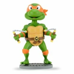 NECA Teenage Mutant Ninja Turtles Head Knocker Bobble-Head Michelangelo 17 Cm