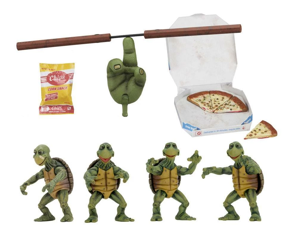 Teenage Mutant Ninja Turtles Action Figure TMNT 4-Pack 1/4 Baby Turtles 10 Cm NECA 54064 4 Teenage Mutant Ninja Turtles Action Figure TMNT 4-Pack 1/4 Baby Turtles 10 Cm NECA 54064 - immagine 2