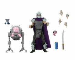Shredder Vs Krang In Bubble Walker Action Figure TMNT Ninja Turtles 2-Pack 18 Cm NECA 54114