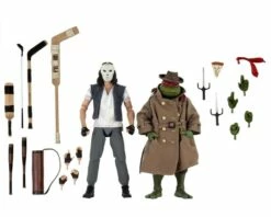 Casey Jones E Raphael In Disguise Teenage Mutant Ninja Turtles Action Figure 2-Pack 18 Cm NECA 54124