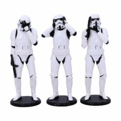 NEMESIS NOW Original Stormtrooper Figures 3-Pack Three Wise Stormtroopers 14 Cm