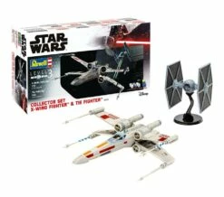 Revell Star Wars Model Kit Gift Set 1/57 X-Wing Fighter & 1/65 TIE Fighter