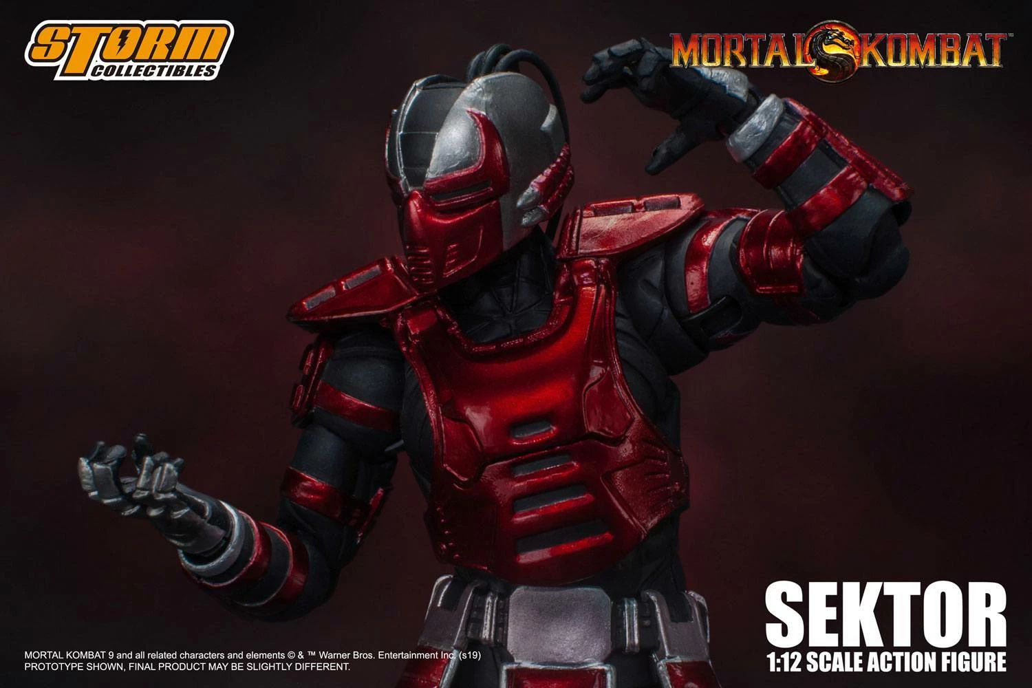 Mortal Kombat Action Figure 1/12 Sektor 18 Cm Beast Kingdom 6 Mortal Kombat Action Figure 1/12 Sektor 18 Cm Beast Kingdom - immagine 4