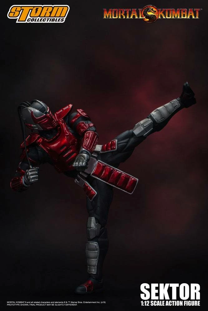 Mortal Kombat Action Figure 1/12 Sektor 18 Cm Beast Kingdom 8 Mortal Kombat Action Figure 1/12 Sektor 18 Cm Beast Kingdom - immagine 6