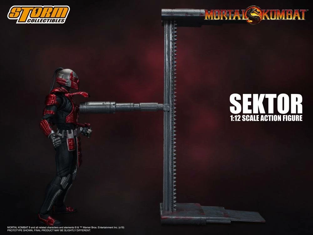 Mortal Kombat Action Figure 1/12 Sektor 18 Cm Beast Kingdom 4 Mortal Kombat Action Figure 1/12 Sektor 18 Cm Beast Kingdom - immagine 2