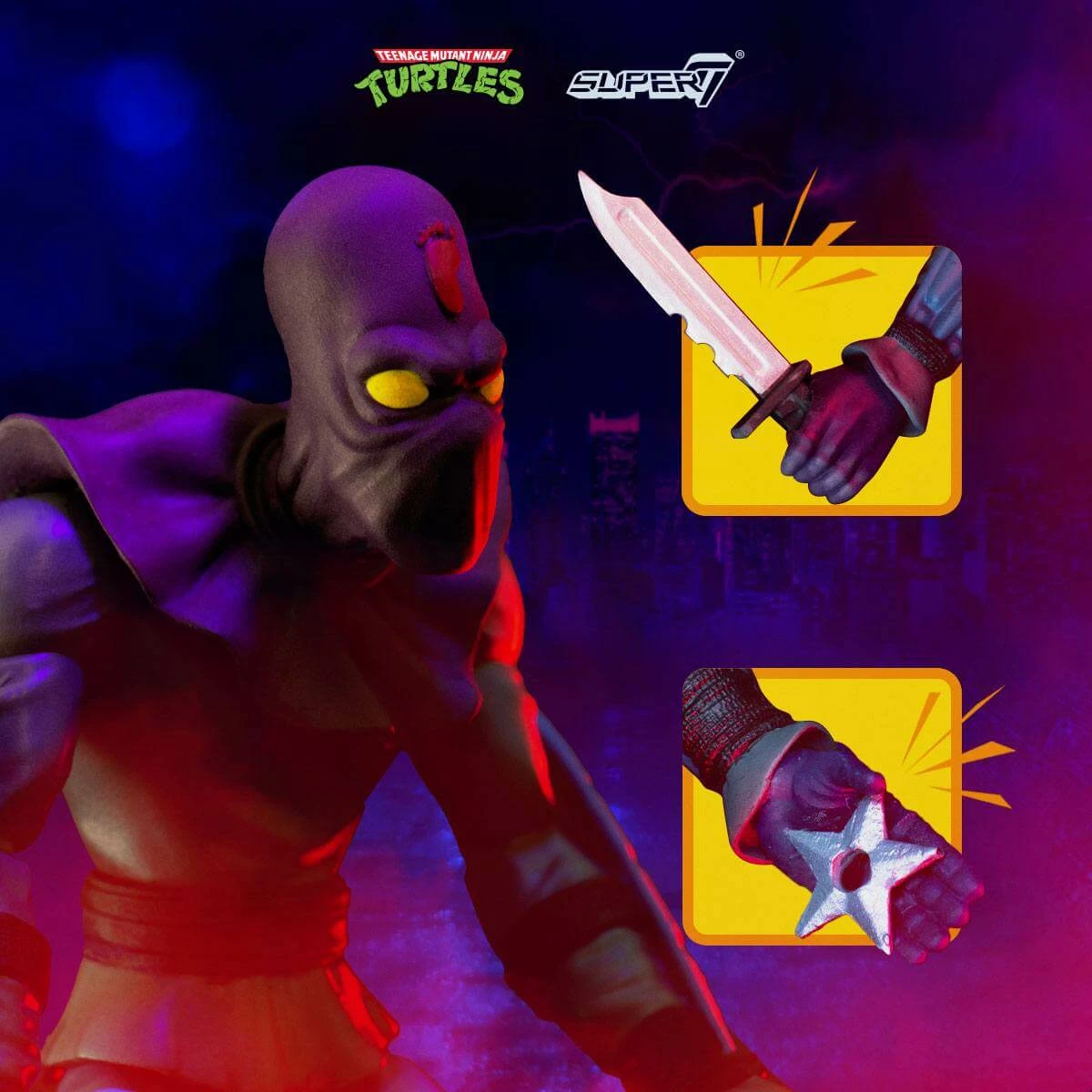 SUPER7 Foot Soldier Teenage Mutant Ninja Turtles Ultimates Action Figure 18 Cm 5 SUPER7 Foot Soldier Teenage Mutant Ninja Turtles Ultimates Action Figure 18 Cm - immagine 3