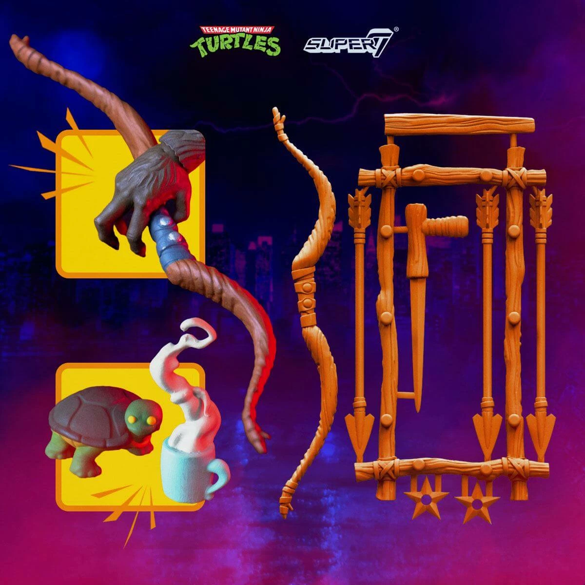 SUPER7 Splinter Teenage Mutant Ninja Turtles Ultimates Action Figure 18 Cm 5 SUPER7 Splinter Teenage Mutant Ninja Turtles Ultimates Action Figure 18 Cm - immagine 3