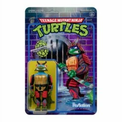SUPER7 Teenage Mutant Ninja Turtles ReAction Action Figure Samurai Leonardo 10 Cm