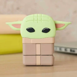 Star Wars The Mandalorian PowerSquad Flip Retractable Cable 3in1 The Child Adattatore USB - Micro USB Type C -Sconto Modello Giocattolo in Italia x thup 1002603 a