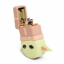 Star Wars The Mandalorian PowerSquad Flip Retractable Cable 3in1 The Child Adattatore USB - Micro USB Type C -Sconto Modello Giocattolo in Italia x thup 1002603 f