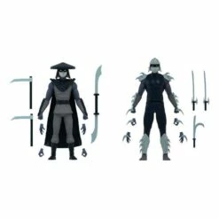 The Loyal Subjects Shadow Shredder & Elite Foot Soldier SDCC Exclusive Teenage Mutant Ninja Turtles BST AXN Action Figure 2-Pack 13 Cm